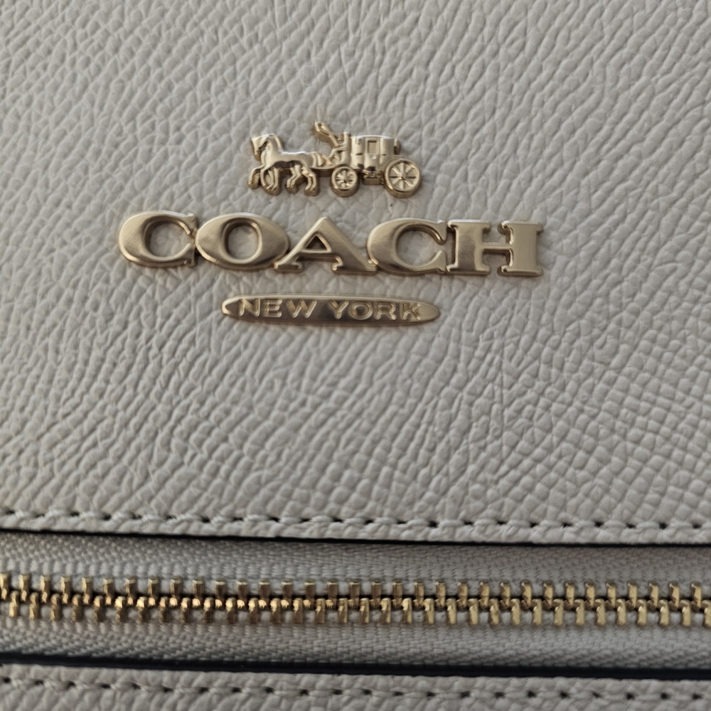 New Coach White Rowan File Crossbody Bag - Picture 6 of 16